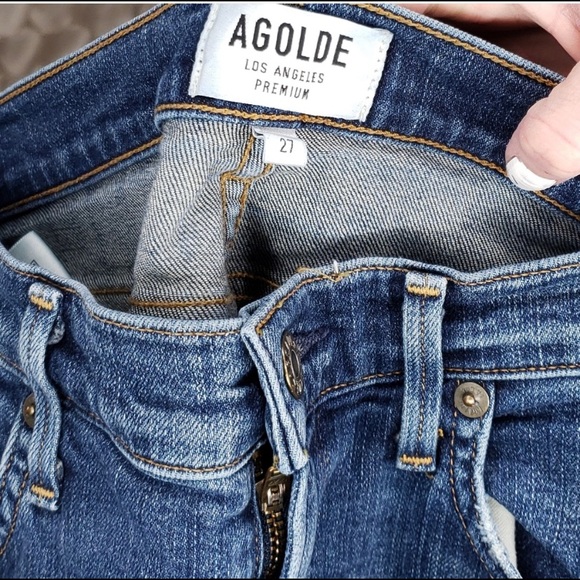 High Rise Agolde Jeans - Picture 3 of 6